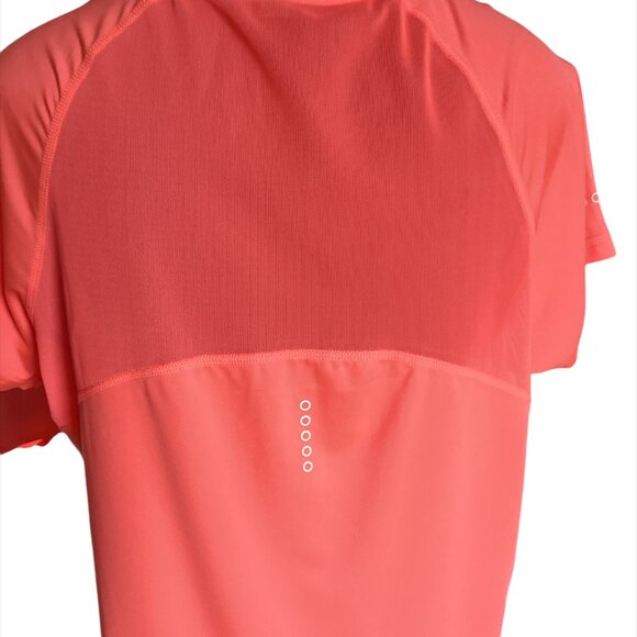 I.FIV5 Gender Neutral Workout Crew Neck Tee LG Electric Orange, Activewear - Picture 7 of 7